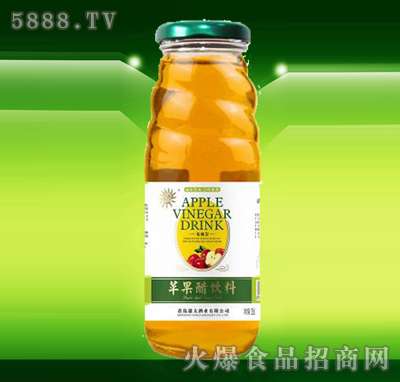 盈太蘋果醋飲料錐圓瓶裝