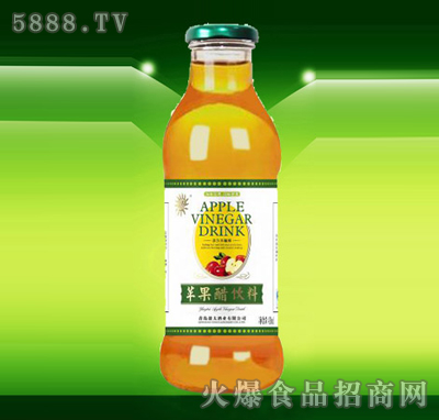 盈太蘋果醋飲料錐圓瓶裝325ml