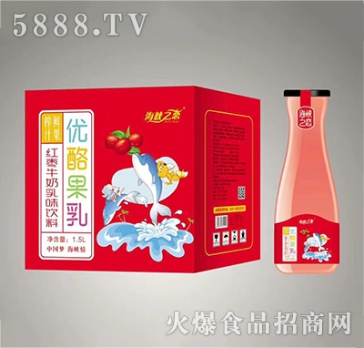 海峽之戀紅棗牛奶1.5L×6瓶