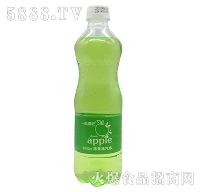 一起嘿吧蘋果味汽水500ml