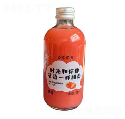 盈太果園復(fù)合乳酸菌草莓味果汁飲品330ml