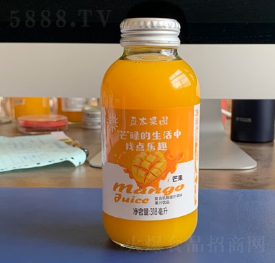 盈太果園復(fù)合乳酸菌芒果味果汁飲品318ml