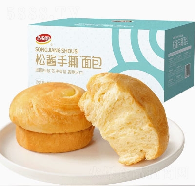 達利園美焙辰松絲小焙肉松拔絲蛋糕營養(yǎng)早餐面包