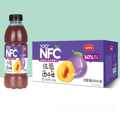 倍養(yǎng)樂佐餐西梅復合果汁飲料600mlX15