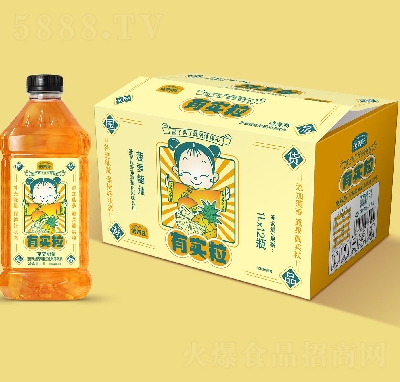 倍養(yǎng)樂菠蘿能量強化風味飲料1L×12