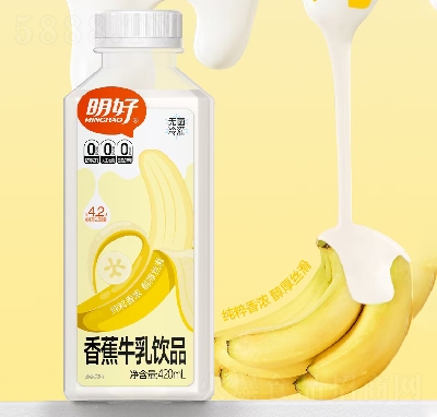 明好香蕉牛乳飲品招商420ml
