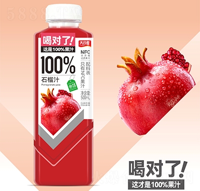 天合露100%石榴汁果汁飲料500ml